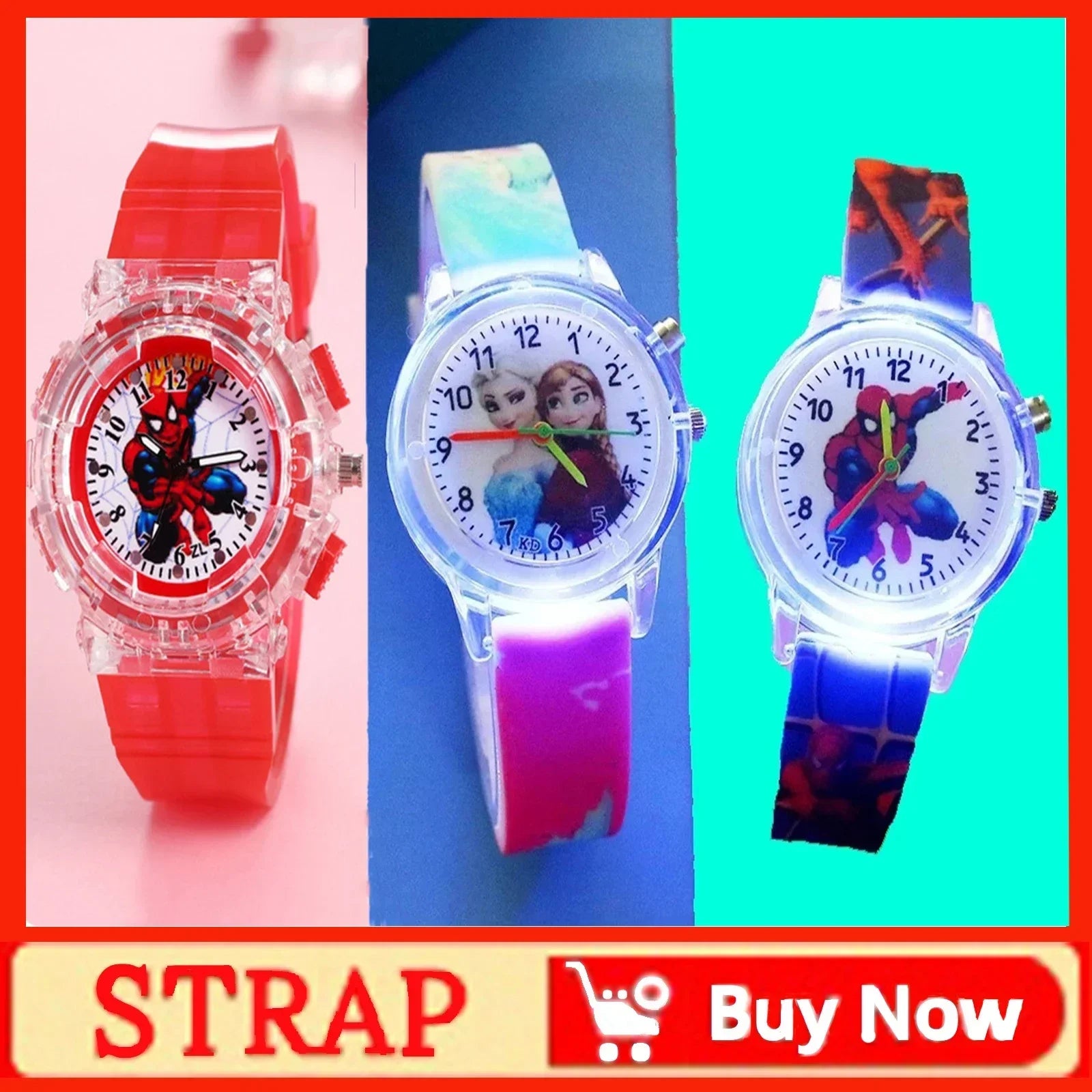 PAW PATROL Pokemon Anime Kawaii Pika Chuka Ibrabra Jingle Cat Pass Digital Waterproof LED boy girl Watch Kids Birthday Gift Toys