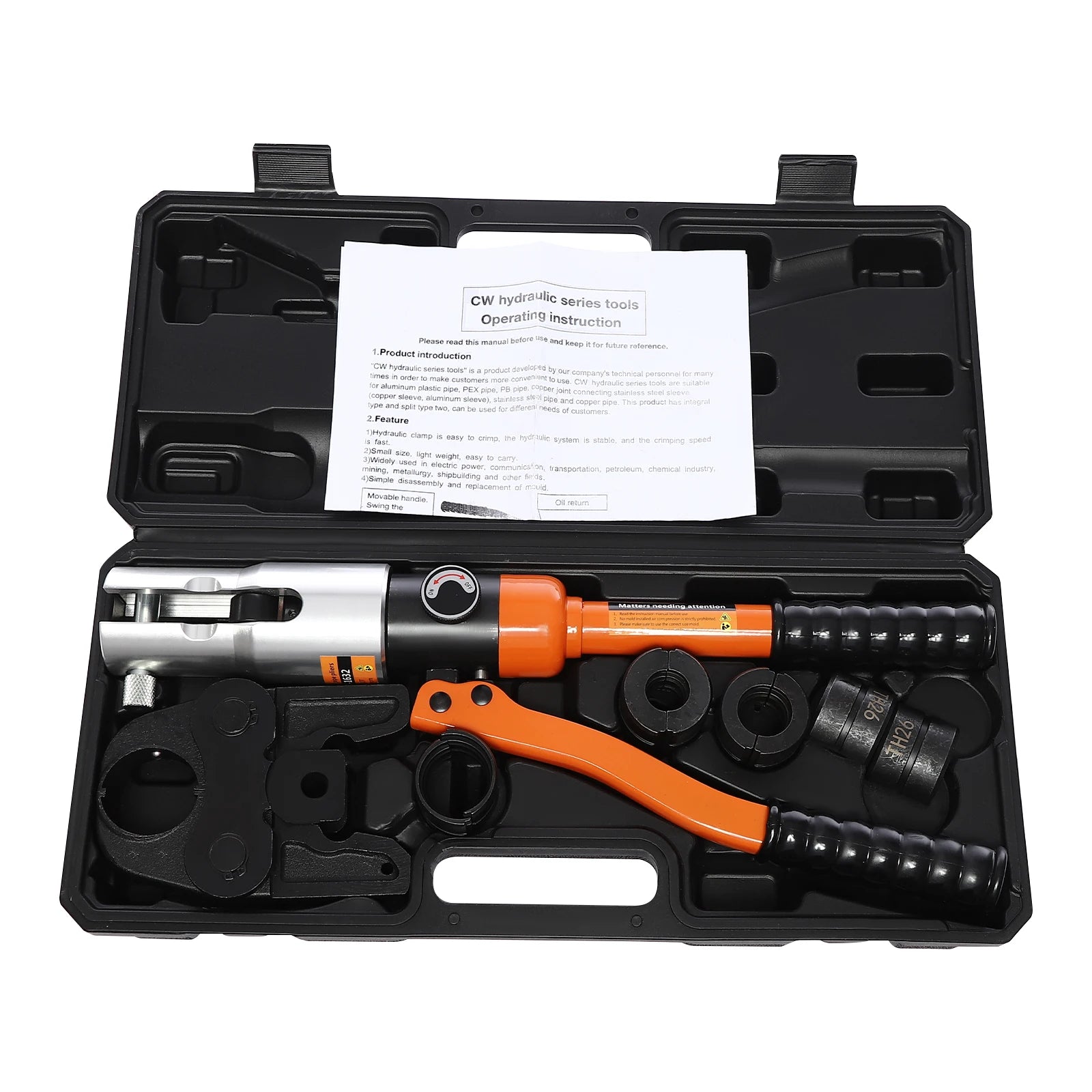 Professional Tube Crimping Pliers Hydraulic Press Tool Pressing Crimper To Crimp Pipes TH/U Molds crimp aluminum plastic, PEX,