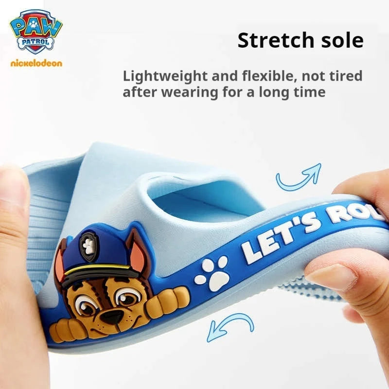 Paw Patrol  Children'S Slippers Woof Team Summer Boys Girls Indoor Non-Slip Bathroom Bath Slippers Baby Home Home