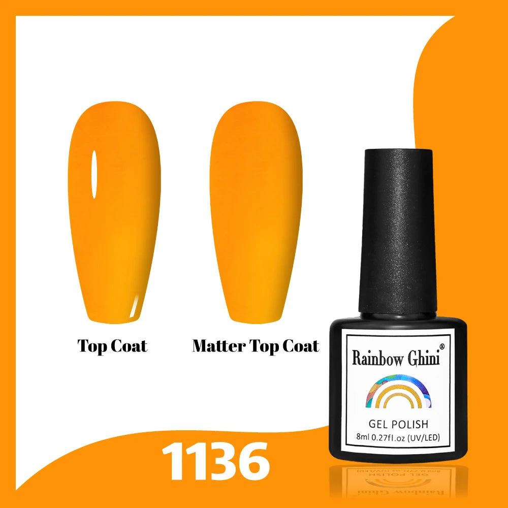 Gel Vernis à ongles semis permanents Paillettes 8Ml 150 couleurs