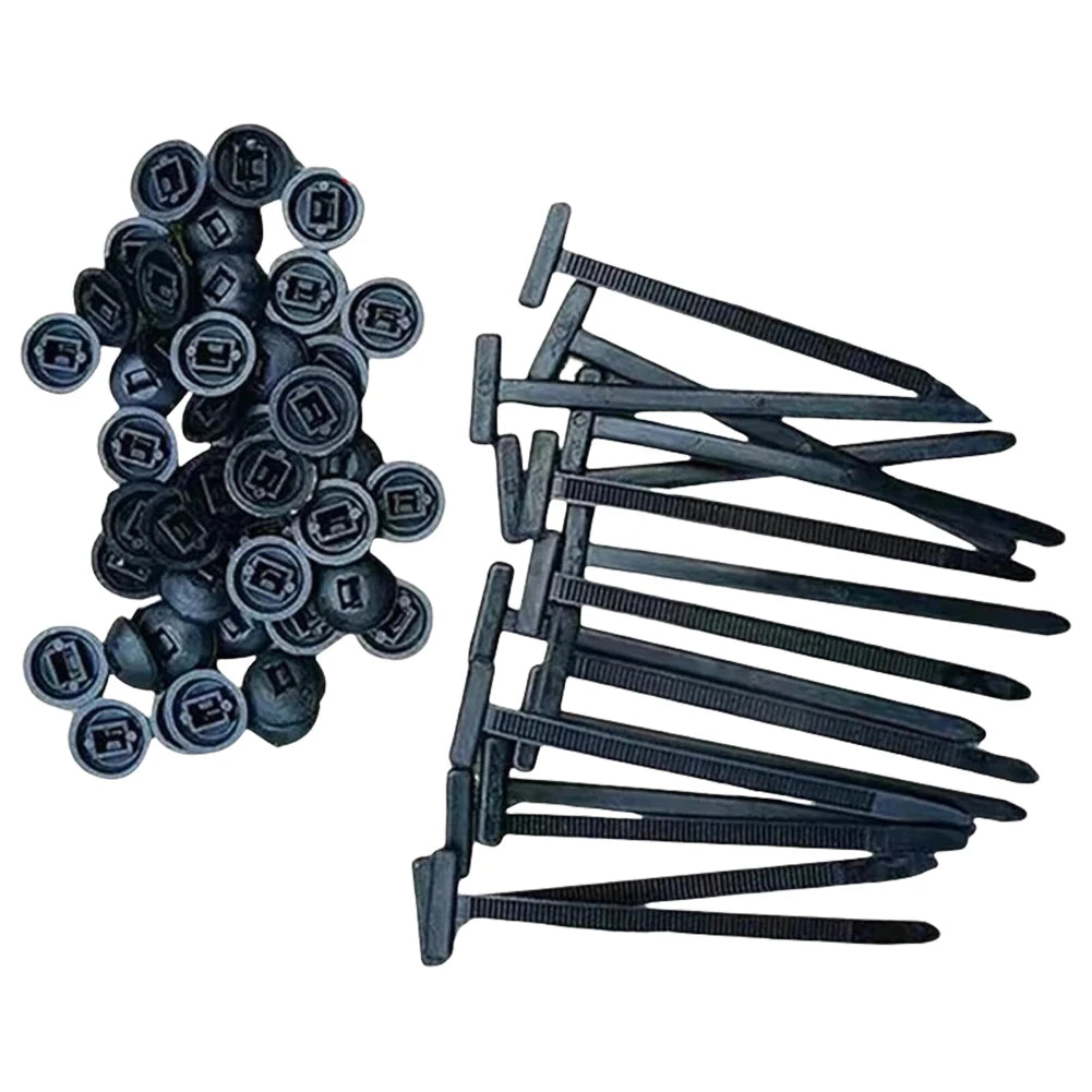 30/50/100/200/500PCS Plastic Cable Ties Black Reusable Self Locking Nylon Clamps Cord Tie Duty Cables Universal Cable Tie