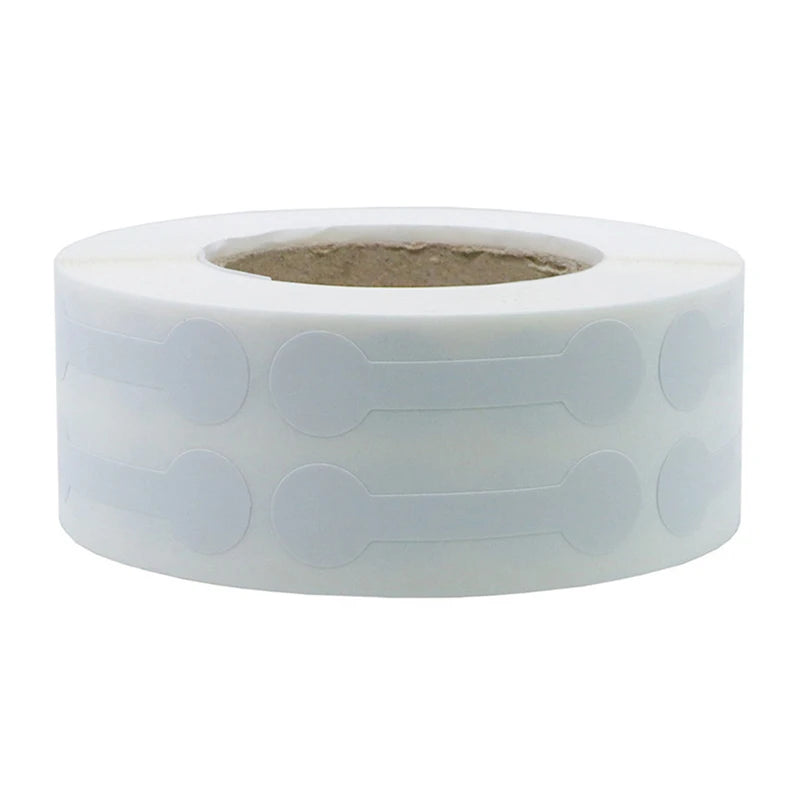500pcs Jewelry Labels Self Adhesive Price Dumbell Tags Necklace Ring Labels Paper Jewelry Accessories DIY Display Tool
