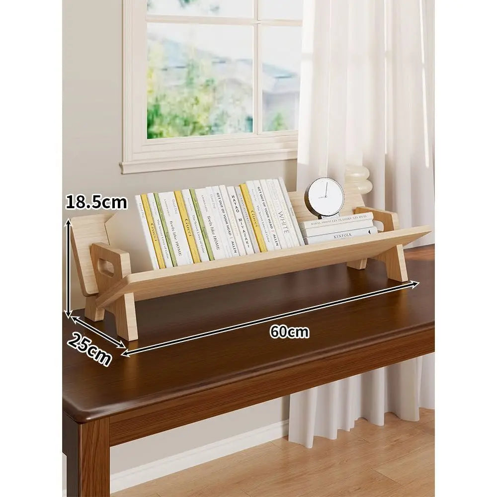 Bibliothèque inclinable en bois dans le salon/bureau, étagère à livres de bureau, organisateur, étagères de rangement pour affichage CD/magazine/livres