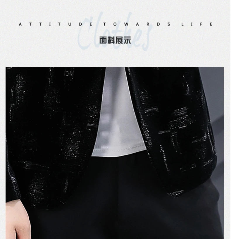 Nouveau blazer pour hommes en Velours côtelé