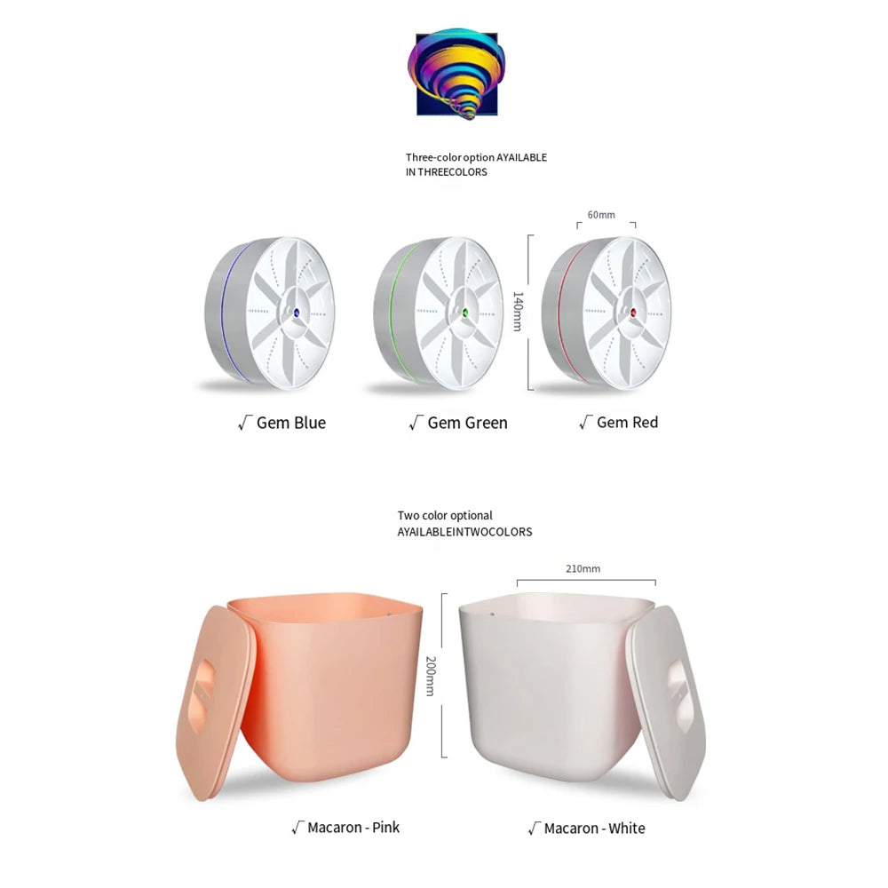 Kitchen Wireless Mini Dishwashers USB Ultrasonic Sink Fruit Vegetable Dish Washer Electric Portable Washing Machines 식기세척기