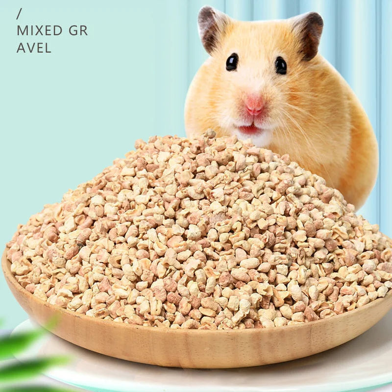 500g Natural Edible Corn Cob Hamster Bedding Toilet Supplies Deodorant Sawdust Hedgehog Chinchilla Winter Warm Cage House Filler