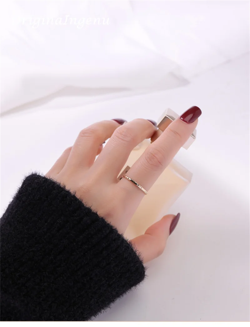 14K Gold Filled Hand Hammered Ring Handmade Band Ring Minimalism Jewelry Ring Dainty Boho waterproof Ring Tarnish Resistant Ring