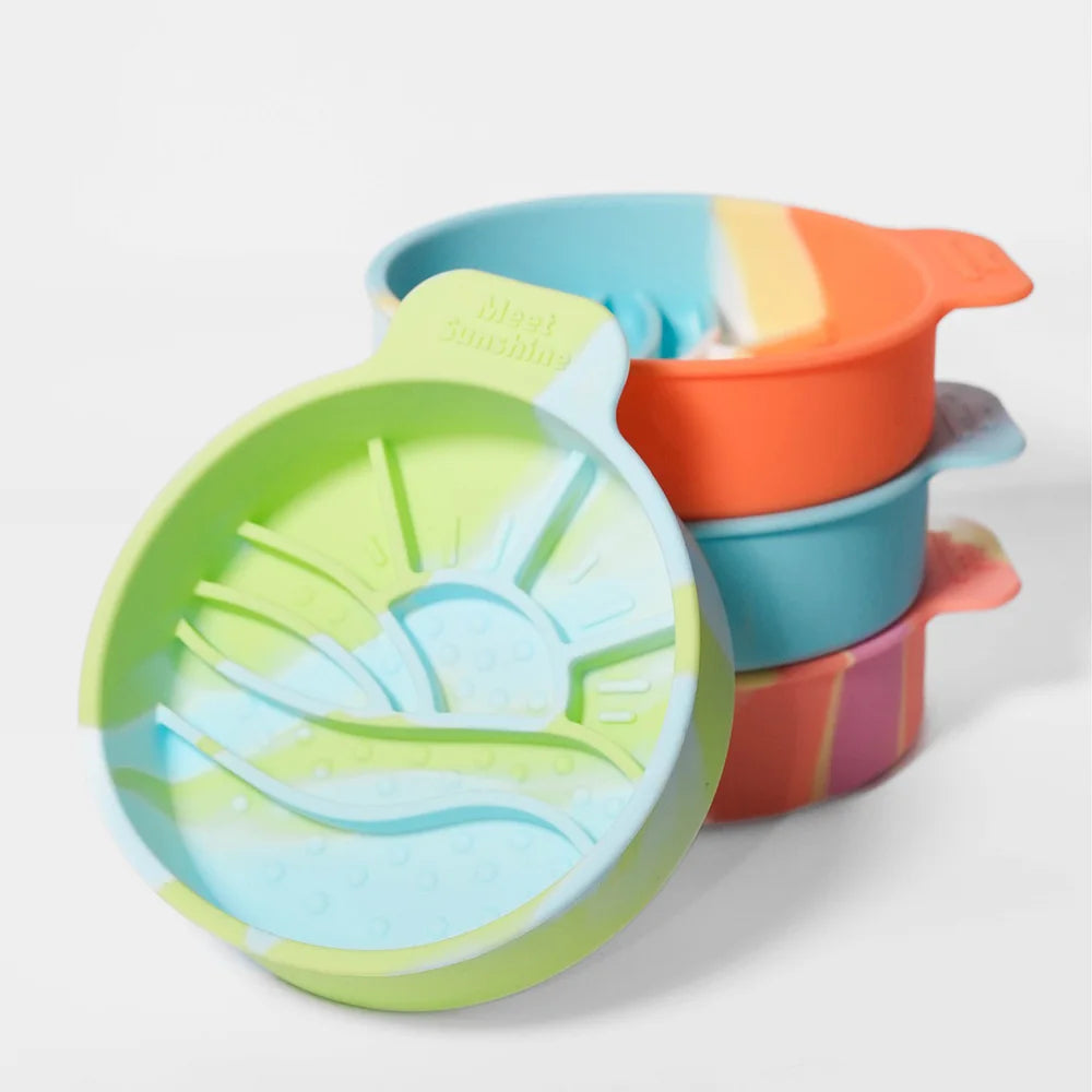 وعاء تغذية بطيء للقطط، وعاء طعام للحيوانات الأليفة مضاد للاختناق، وعاء تفاعلي غير قابل للانزلاق للقطط للطعام الجاف/الرطب والماء،