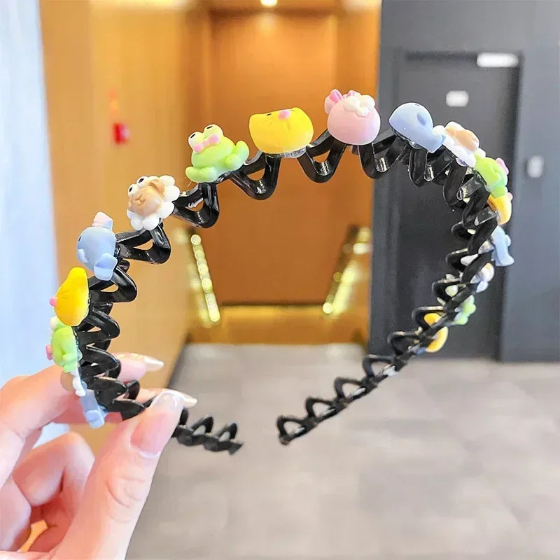 Accessoires pour cheveux pour filles Cravates Bandeaux Bandeaux Scrunchie Bandana Fashion Haarband Korean Tiara Cheveux Fille Kids Cute