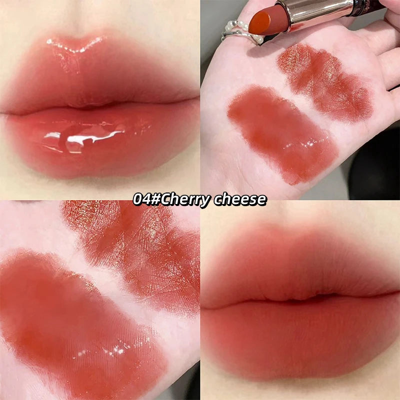 Gege Bear Double-ended Lipstick with Lip Oil for Moisturizing and Hydrating Layered Color-developing Long-lasting Lipstick
