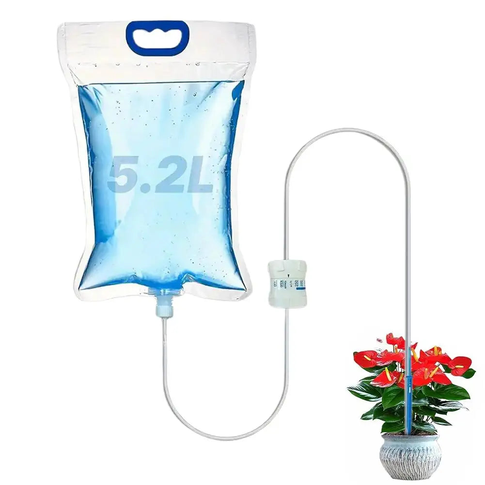 5.2L Adjustable Gardening Automatic Watering Bag Plant Automatic Irrigation System Large Capacity Gardening Watering Tool