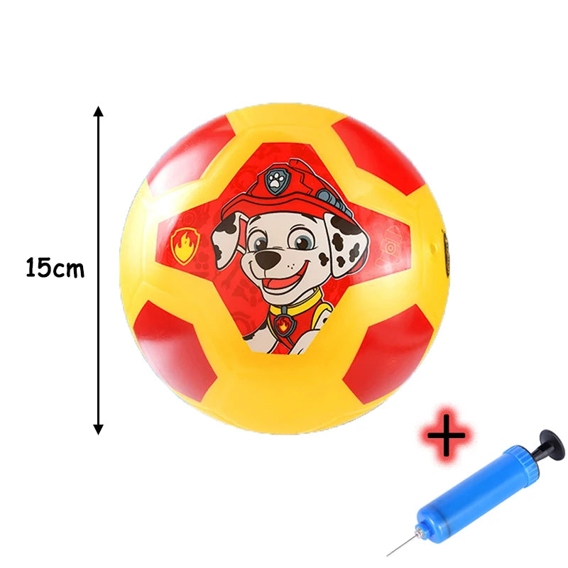 Paw Patrol Theme Cartoon Anime Football Kids Sport Training Outdoor Supplies Children's Rubber Ball Toys Birthday Gifts Fun Toys