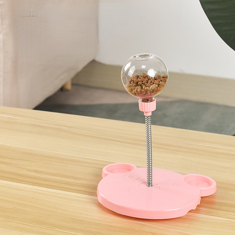 Pet Puzzle Food Leaking Ball Toy Cat Dog Interactive Treat Leaking Toy Catnip Slow Cat Dog Feeder Fun Toys Pet Supplies
