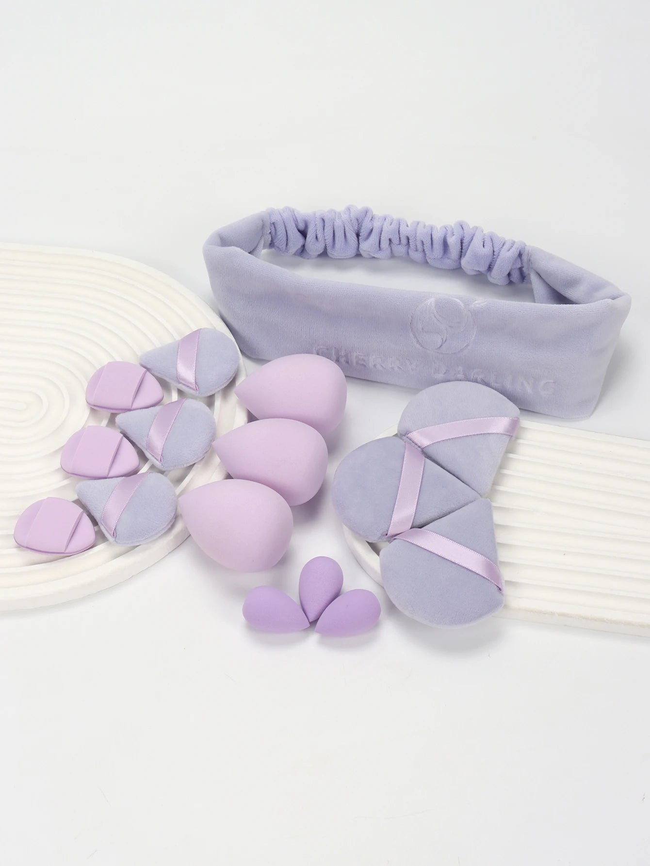 Casual Hairband 16-Piece Set, Face Wash, Facial Cleansing, Makeup Removal, Travel, Suitable for All Skin Types