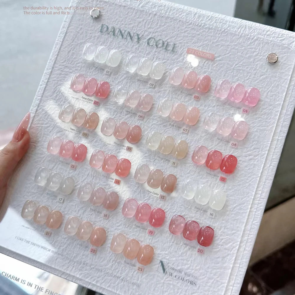 23 pièces France Naked Color Gel Vernis à ongles Vernis Semi-permanent UV