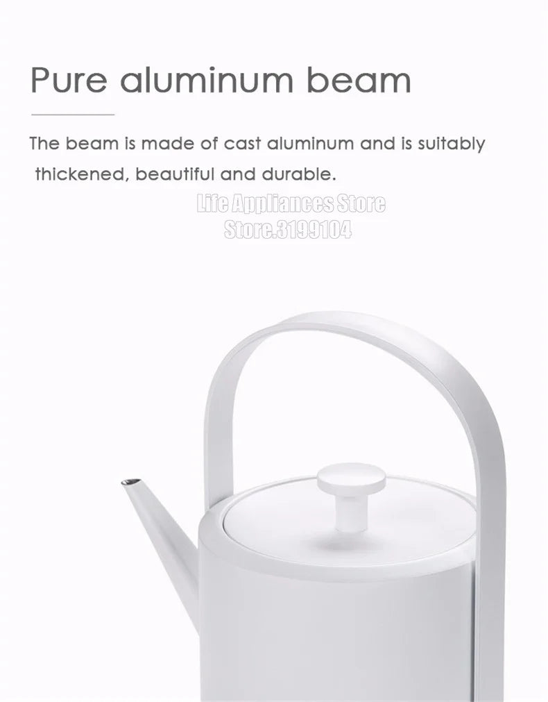 XiaoTi Electric Kettle Beautiful Retro Style 304 Stainless Steel Electric Tea Kettle For Home Office Hotel Fast Boiling 600ml