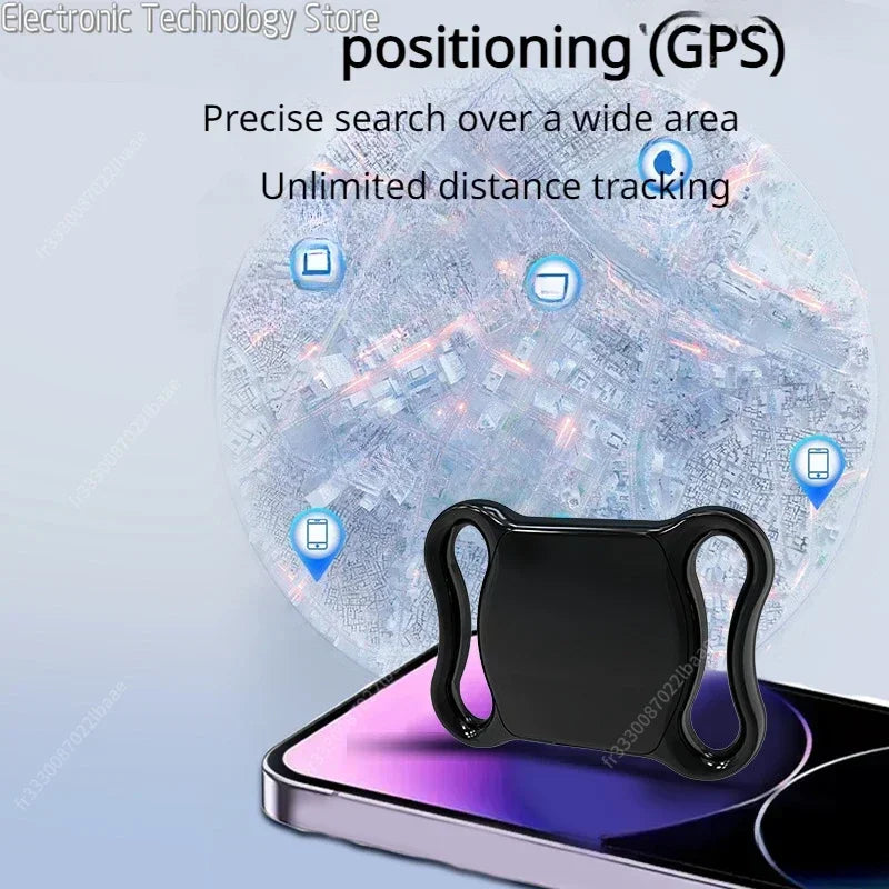 Waterproof Locator Mini GPS Tracker Blue-tooth Wireless Cat and Dog Tracker Smart Animal Finder Pet Positioning Tracker