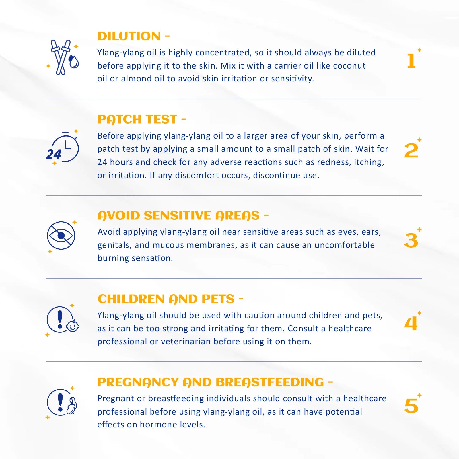 HIQILI Ylang-Ylang Essential Oil 100ML Citronella Geranium 100% Natural Tree Oil for Skin Massage Stress Relief & Aromatherapy