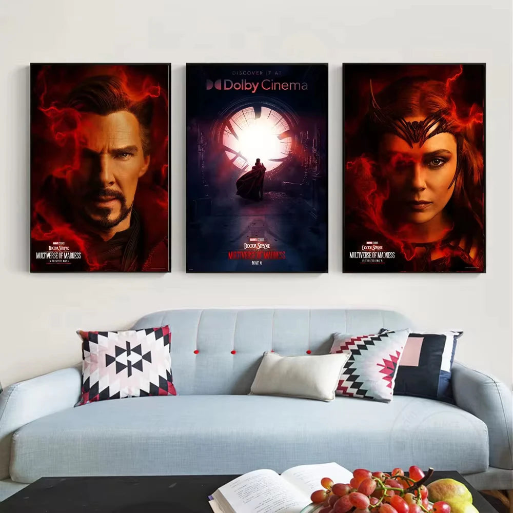 Marvel Marvel Doctor Strange In The Multiverse Of Madness New Movies Poster Films Print Canvas Paintings Room Home Decor