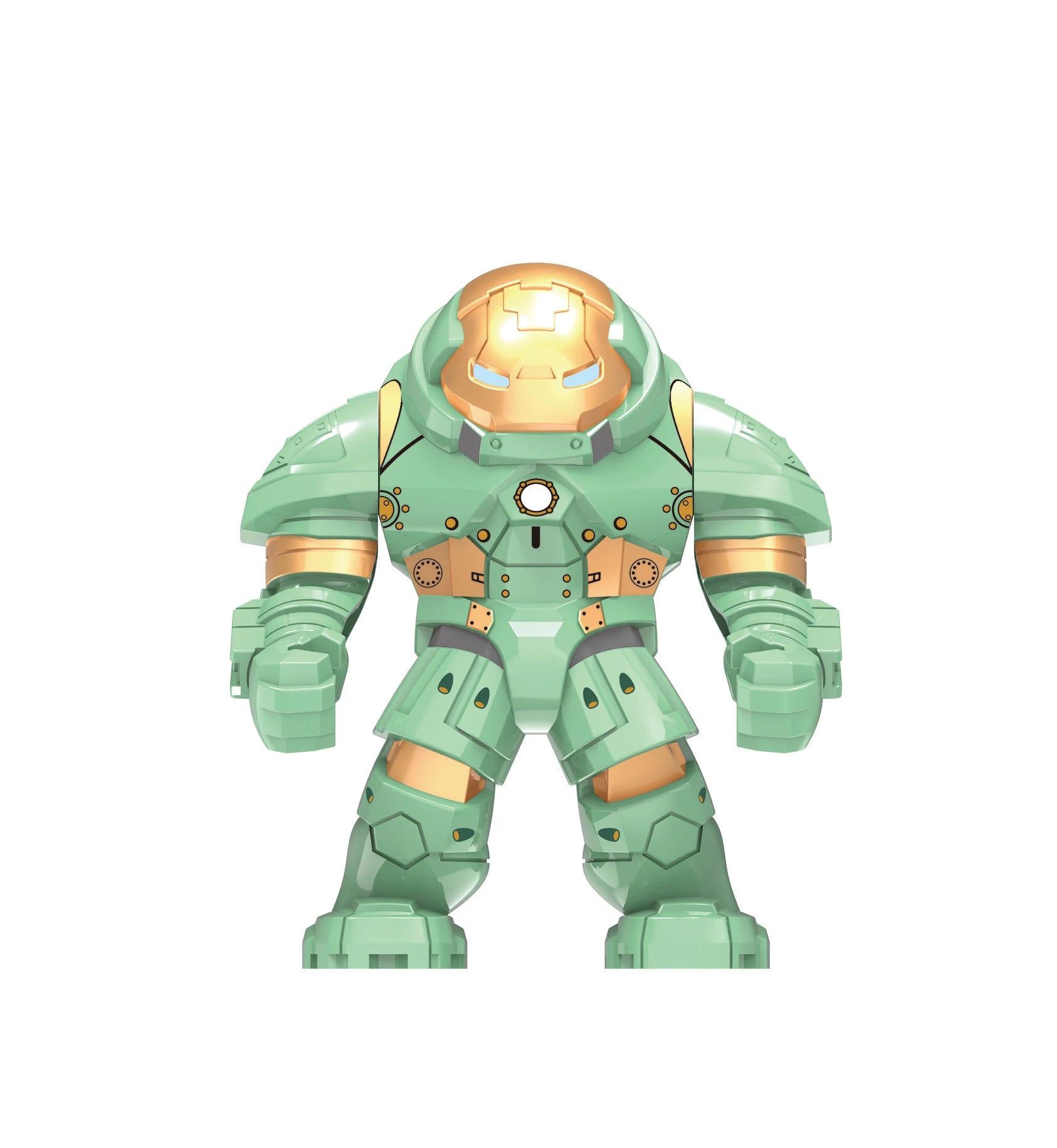 Hot Marvel movie Avengers DIY superhero 3D model character set building block assembly toy children's birthday gift boy girl