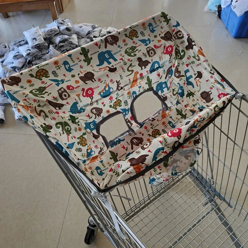 Infant Trolley Cover Supermarket Grocery Shopping Cart Cover Baby Seat Pad Kids Portable Traveling  Anti-dirty Seat Cushion