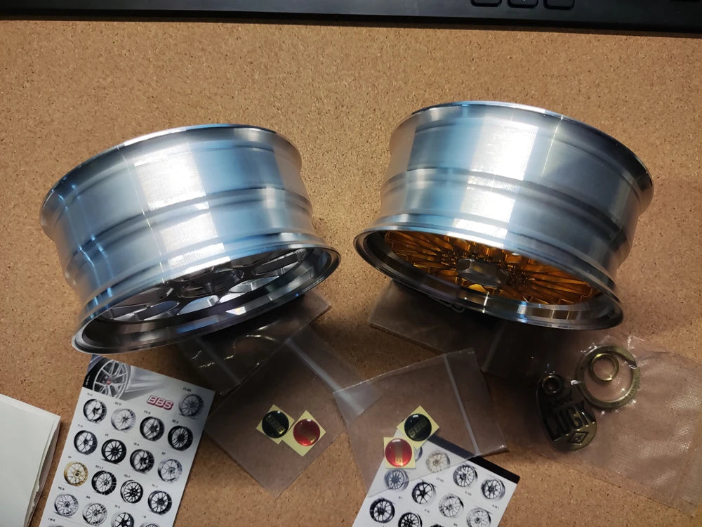 1/5 Car Model Metal Forged Assemble Refitting Wheel Hub  Creative Desktop Display  Personalized  Modification Toys Gift