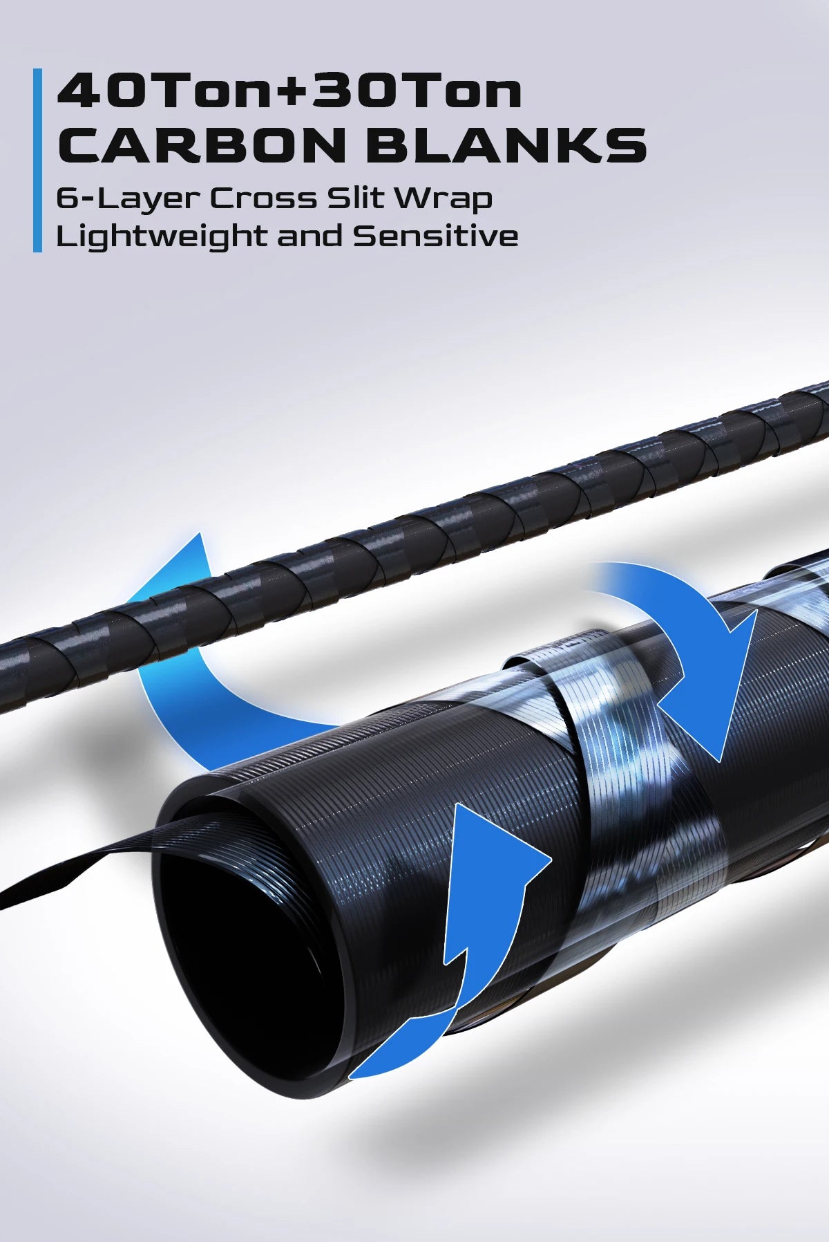 HANDING Miracle BFS Fishing Rod 90g Lightweight Fishing Rod 40T Carbon Blanks Casting Rods FUJI® A Guides High Sensitive Rod