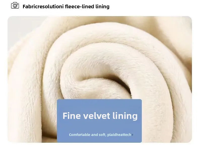 1pcs Boy Girl Winter Velvet Corduroy Kids Pants Little Bear Cartoon Mid Waist Warm Pantalones Baggy Thick Plush Children Trouser