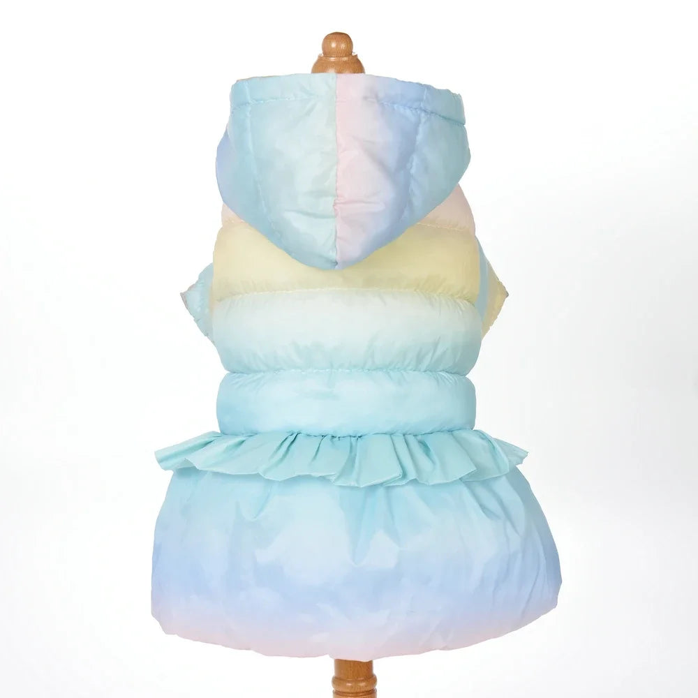 Warm Pet Clothes Cozy Hooded Button Puppy Jacket For Small Medium Dog Winter Warm Waterproof Vest Coat Costume Chihuahua Outfits