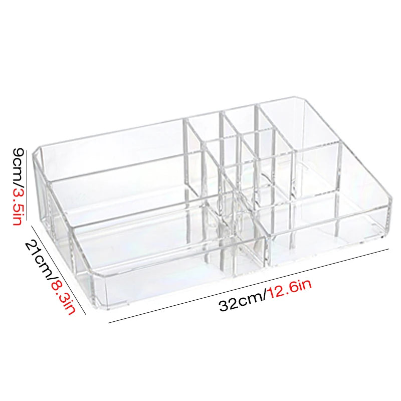 Makeup Organizer Office Organizer Box Cosmetic Plastic Storage Box Desk Bathroom Cosmetic Storage Case Cosmetic Storage Rack