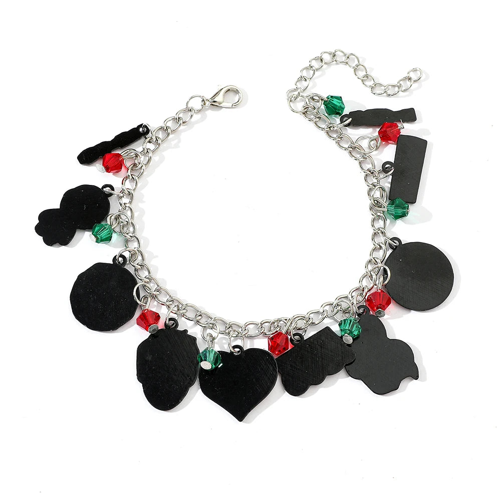 Marvel Iron Man Charms Bracelet i love you 3000 Movie Bangles Men Womens Jewelry Christmas gifts