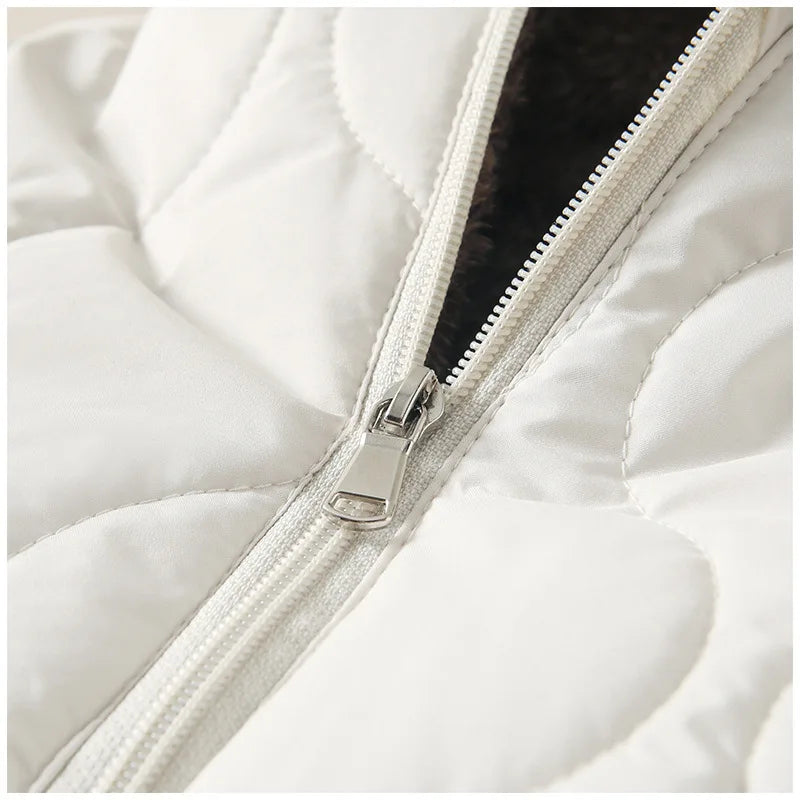 0-3Y Newborn Baby Bodysuit Children's Down Cotton Jacket Bear Ear Velvet Plush Jumpsuit Thick Rompers Baby Boys Girls Bodysuits