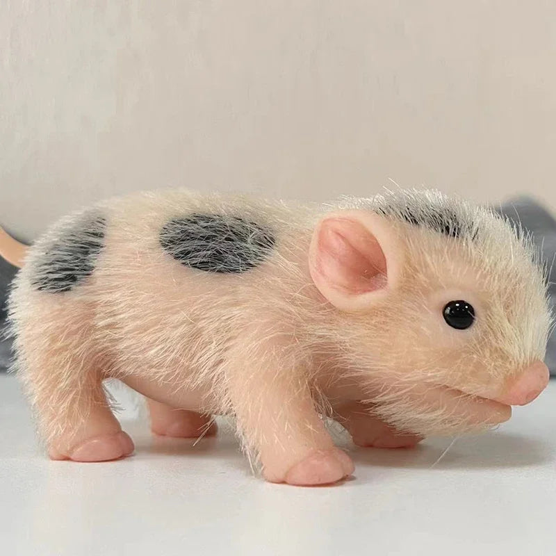 5inch Mini Reborn Doll Full Body Silicone Piglet Cute Lifelike Piglet Reborn Piggy Toys for Children Drop Shipping