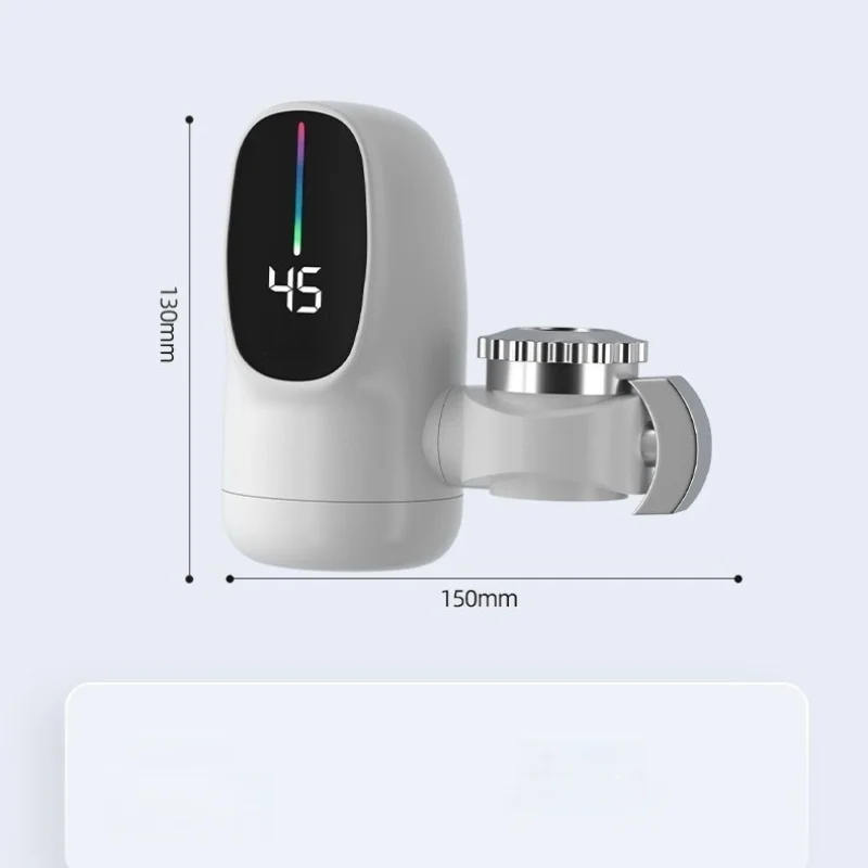 3000W Instant Hot Water Heater Faucet Electric Tankless for Kitchen Fast Heating Tap with Temperature Display