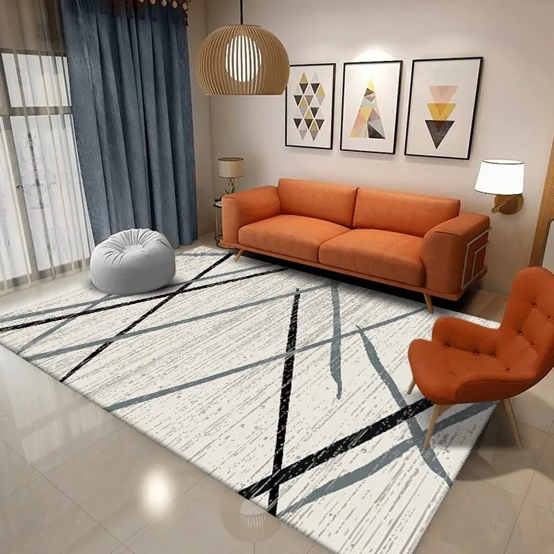 Luxury Crystal Velvet Plush Shag Carpets Large Size Area Rugs  Living Room Bedroom Home Decor Soft Floor Mats Non-Slip Backing