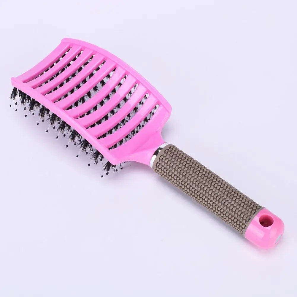 Brosse à cheveux bouclés .