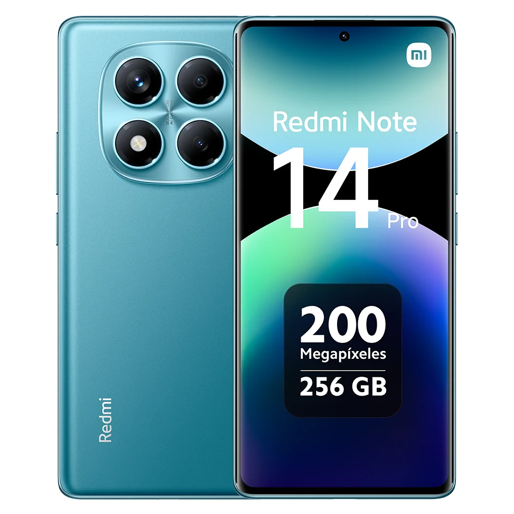 Xiaomi Redmi Note 14 Pro 4G European Version 8+256GB MediaTek Helio G100-Ultra 6.67" AMOLED Display 120Hz  200MP OIS Main Camera 45W Charging, 5500mAh Battery, IP64, NFC