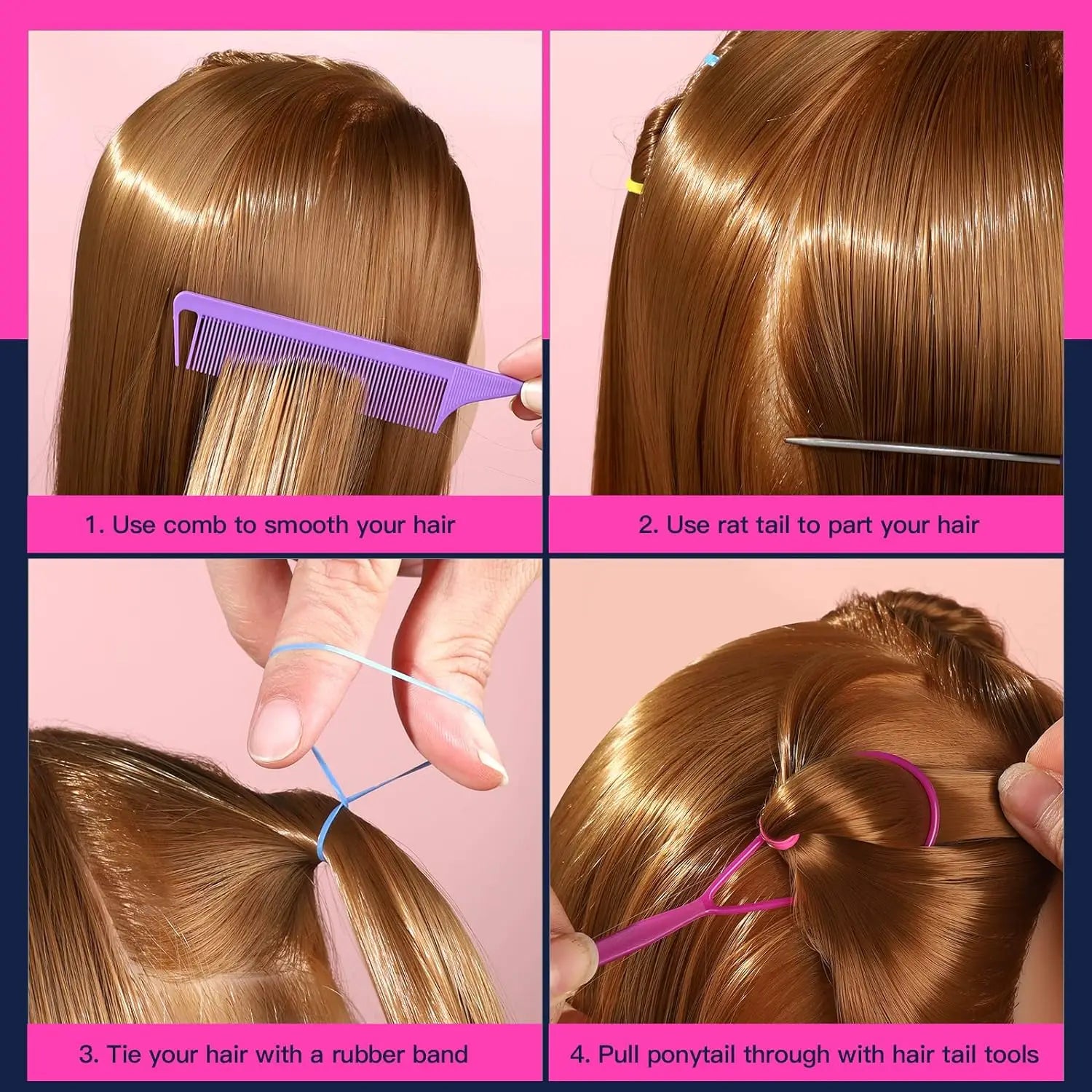 Bandes de cheveux élastiques 24 couleurs, mini bandes de caoutchouc pour cheveux pour les tout-petits, filles, enfants