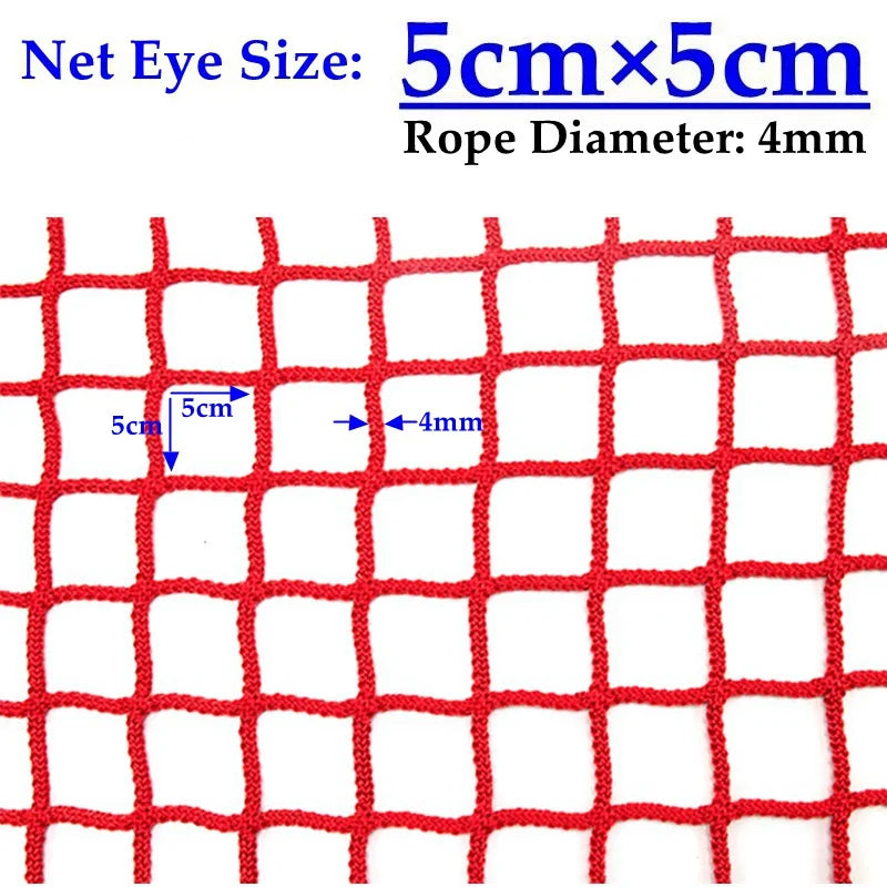 4mm Knotless Rope Net For Children's Playground Safety Fence No Knot Trampoline Stairs Anti Fall Mesh Netting