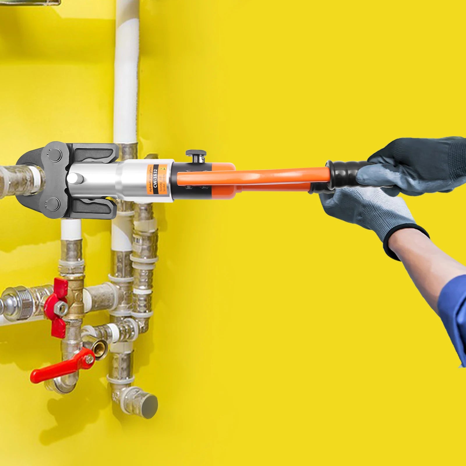 Professional Tube Crimping Pliers Hydraulic Press Tool Pressing Crimper To Crimp Pipes TH/U Molds crimp aluminum plastic, PEX,