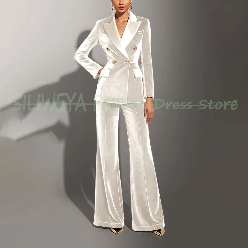 Ensembles femmes velours vert