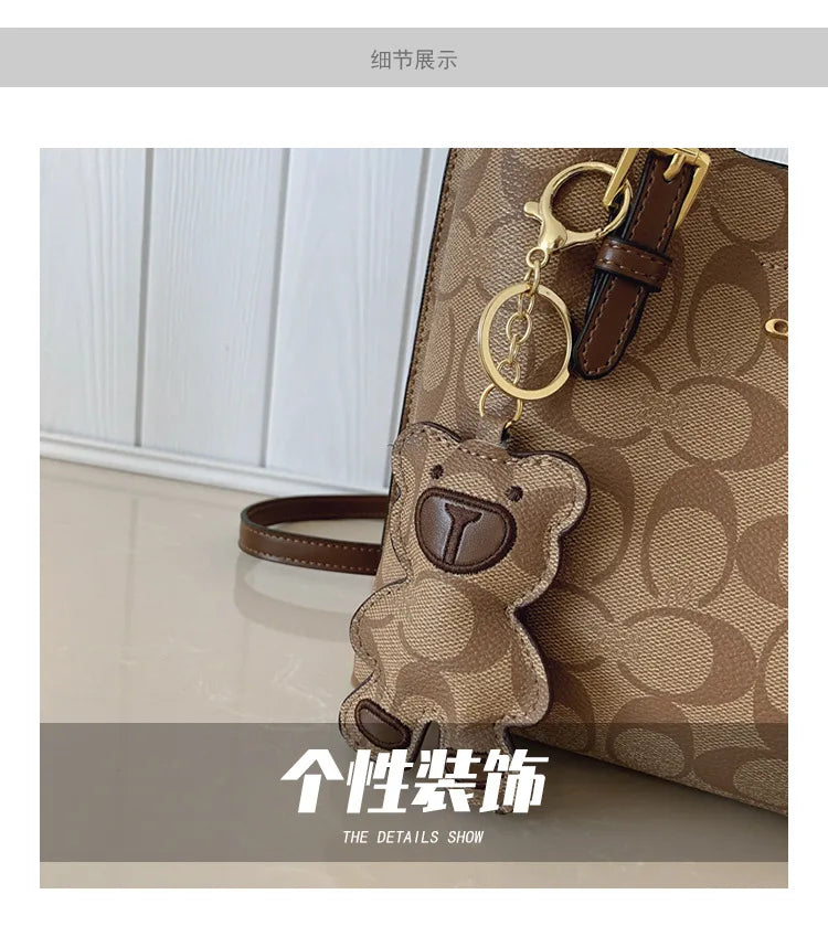 Designer New Luxury Fashion Handbag Women Casual Large Capacity Tote Bag Trendy Print Shoulder Crossbody Purse