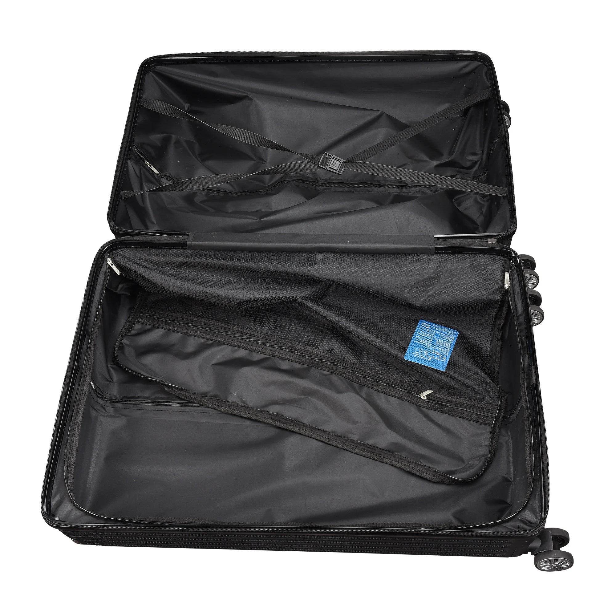 Luggage Set of 3 with Lock, 4 Rolling Spinner Wheels, ABS Lightweight Trolley Travel Suitcase for Hand Luggage Business Trip