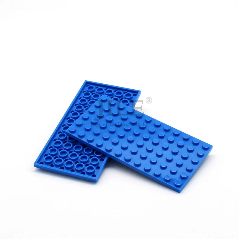 10pcs Moc Base Plate 6x12 3028 DIY Creative Enlighten Basics Building Blocks Bricks Compatible with Assembles Particles Toys