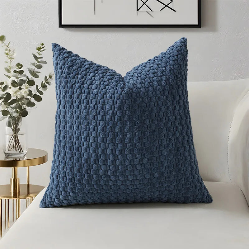 Decorative Sofa Pillow Cover Solid Soft Cushion Cover Home Pillowcase for Living Room Bedroom Sofa Decoration 45*45 50*50 40*40