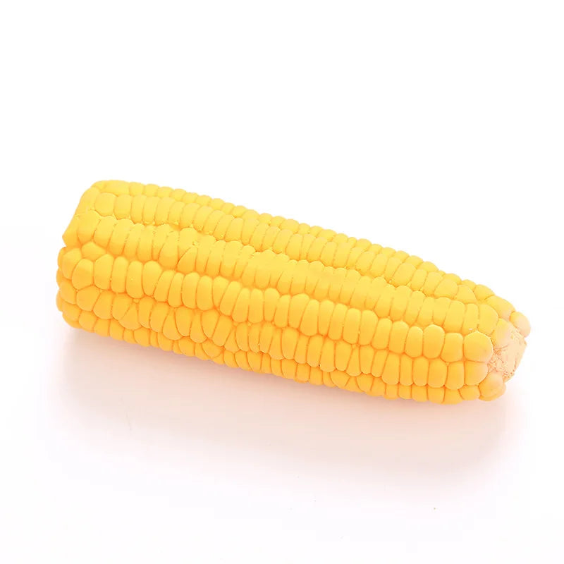 New Pet Toys Squeak Toys Latex Corn shape Puppy Dogs Toy Pet Supplies Training Playing Chewing Dog funny Toy For Small Dogs
