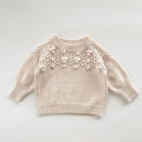 2025 New Autumn 0-3Yrs Children Clothes Suit Long Sleeved Knitted Pullover Sweater+PP Shorts Toddler Baby Girl Clothes Set