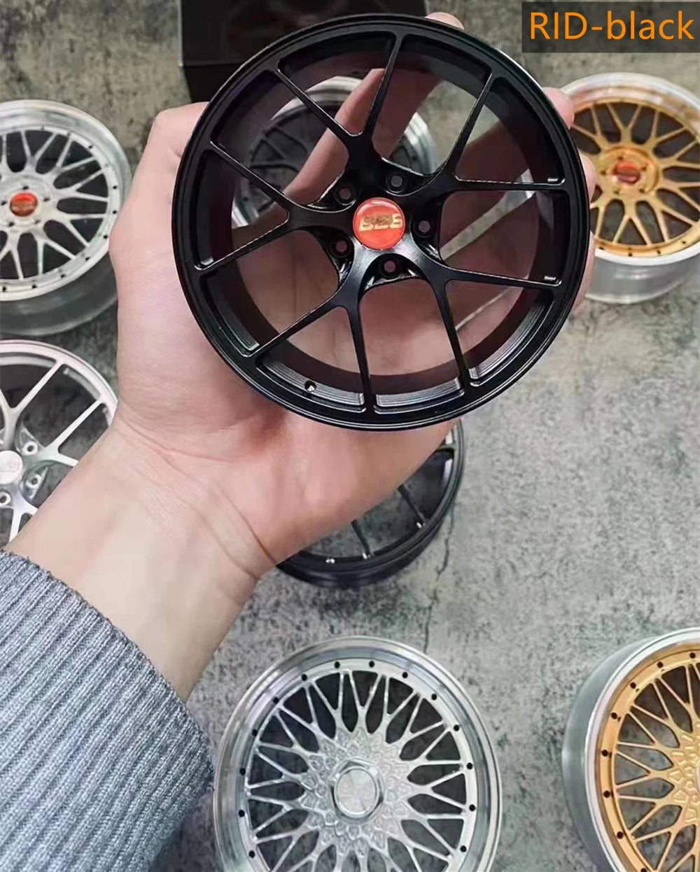 1/5 Car Model Metal Forged Assemble Refitting Wheel Hub  Creative Desktop Display  Personalized  Modification Toys Gift