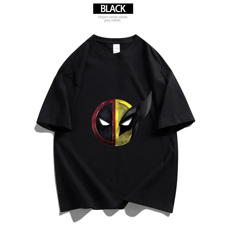 Marvels Spidermans Women Men T Shirt Fashion Printed Summer Clothes Marvels Anime Cartoon Tee Shirt Short Sleeve Tops