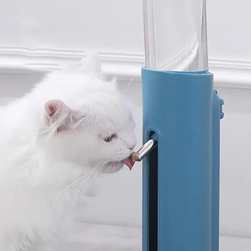 وعاء شرب أوتوماتيكي للحيوانات الأليفة، وعاء طعام للكلاب، زجاجات مياه، وحدة تغذية عالمية للقطط والجراء، موزع قابل للرفع، حامل طعام للحيوانات الصغيرة